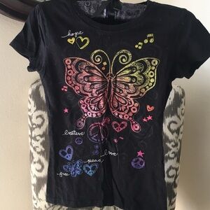 Peace‎ and butterflies tee sz 6